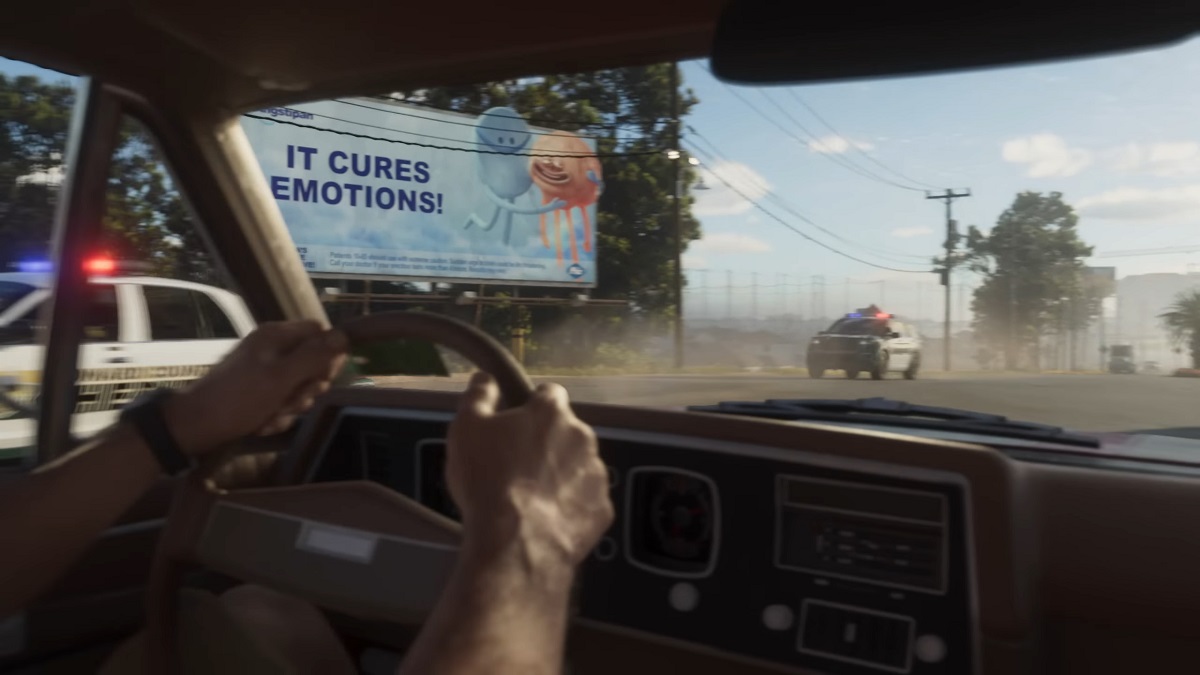 Un signe de drogue moqueur dans la bande-annonce du jeu GTA 6