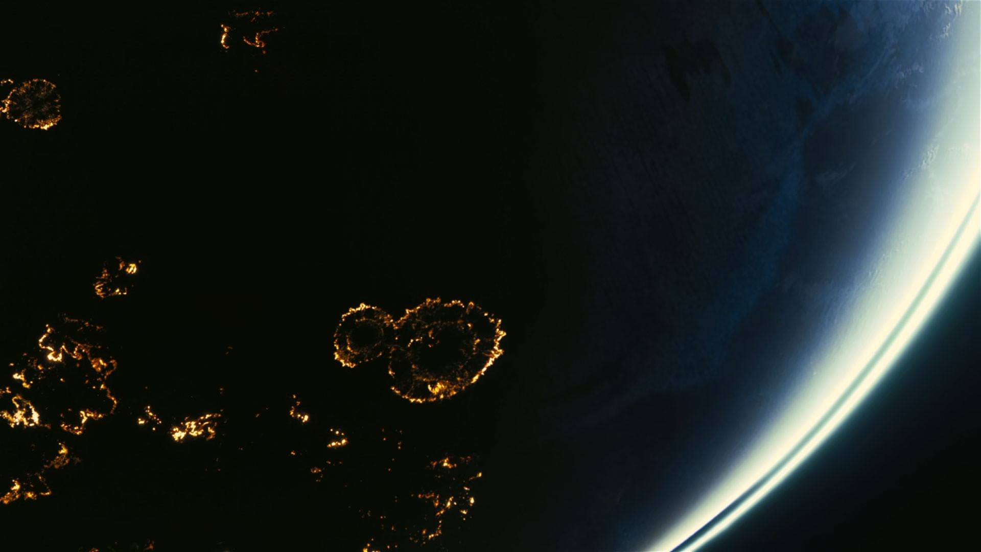 نابودی جهان در نتیجه‌ی انفجارات اتمی در نمایی از فیلم اوپنهایمر به کارگردانی کریستوفر نولان