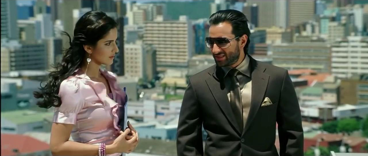 سیف علی خان و کاترینا کایف در فیلم مسابقه