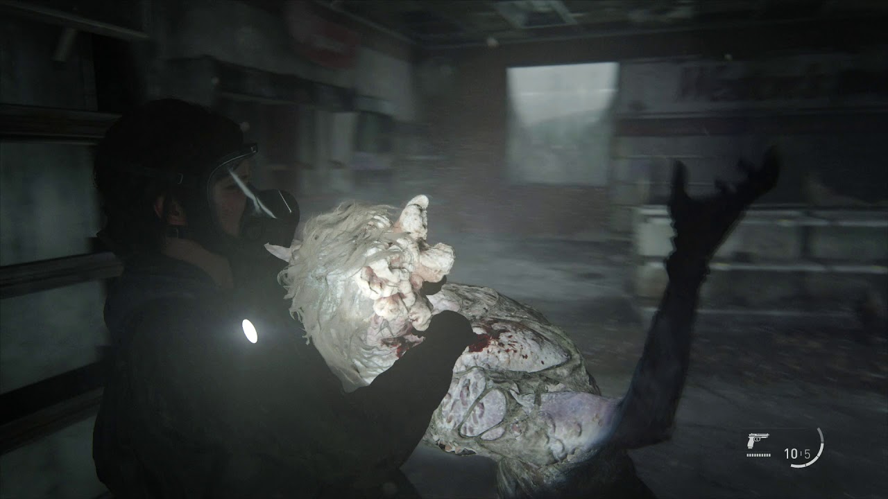 کشتن یک کلیکر در هوای سرد محیط بازی The Last of Us Part 2
