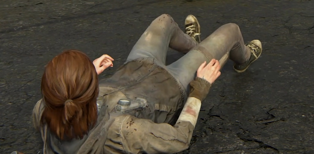 خون‌آلود شدن بانداژ الی پس از گذر زمان در بازی The Last of Us Part 2