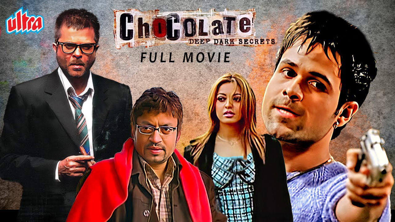 Emraan Hashmi, Irfan Khan et Anil Kapoor dans l'affiche du film Chocolate