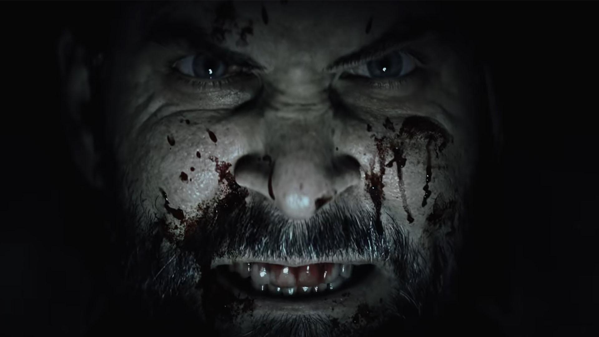 الن ویک عصبانی با صورت خونین در بازی Alan Wake 2