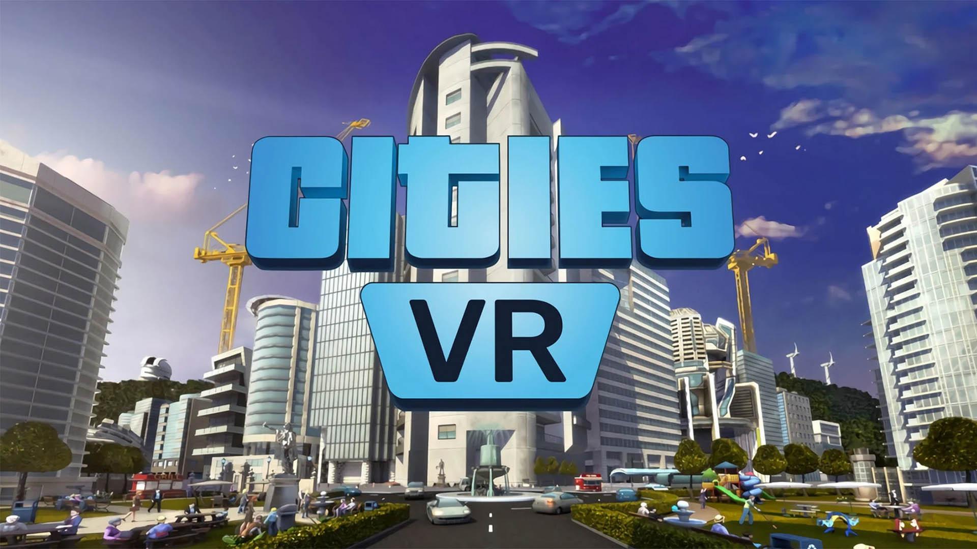 ساختمان‌ها و خیابان‌ها در بازی Cities VR