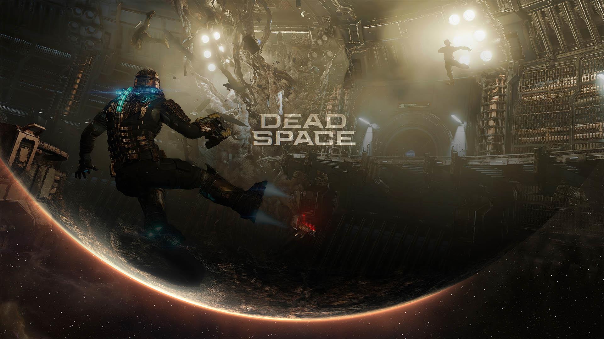 آیزاک کلارک در جاذبه صفر در بازی Dead Space