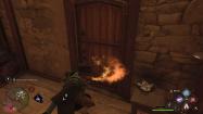 بیرون آمدن آتش از دهان شخصیت اصلی بازی هاگوارتز لگسی پس از خوردن خوراکی جادویی