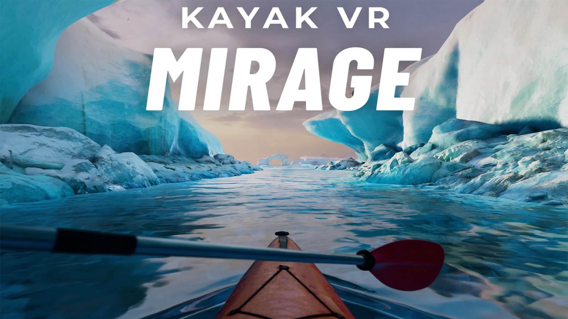 کایاک سواری در آب‌های قطبی در بازی Kayak VR: Mirage