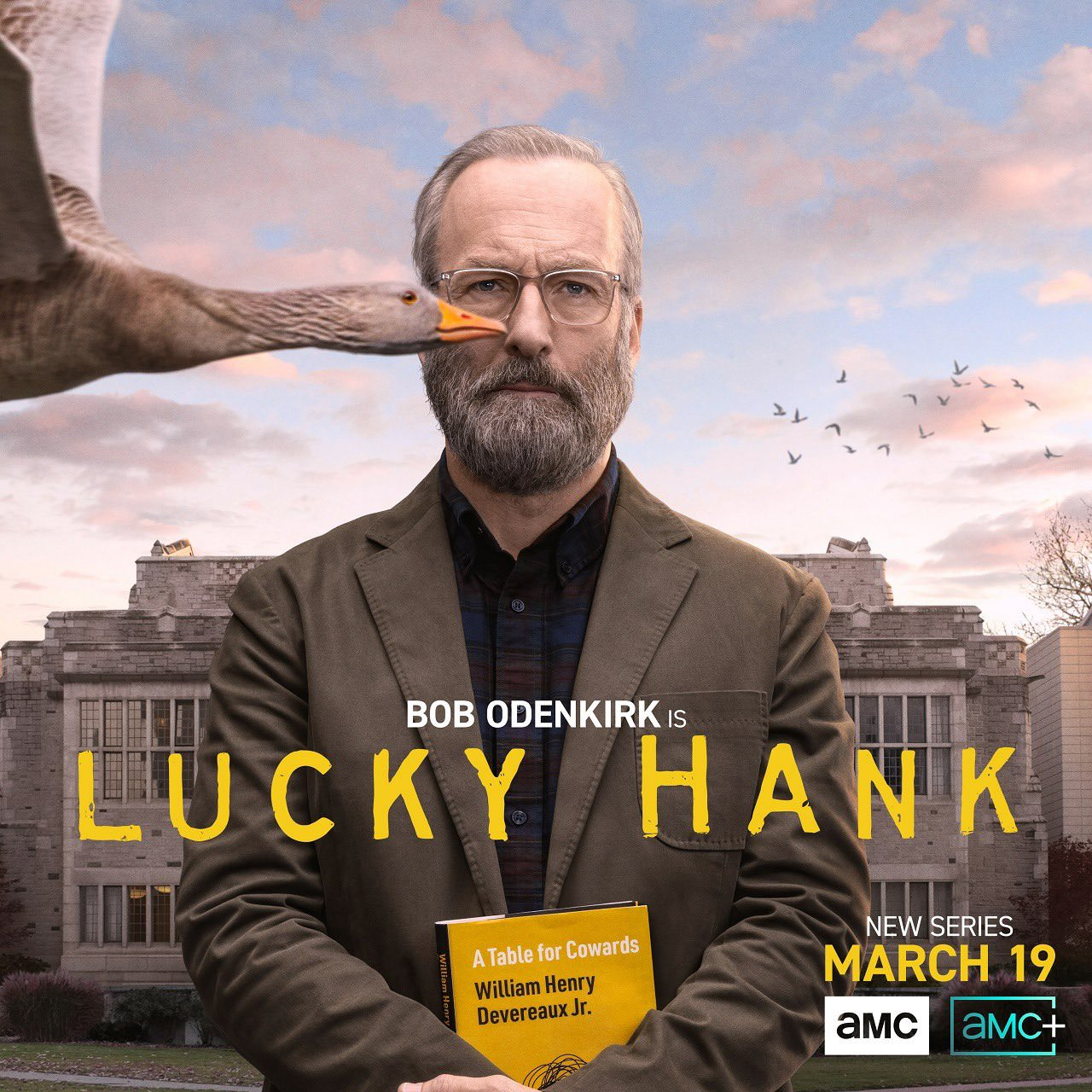 اولین پوستر سریال Lucky Hank 