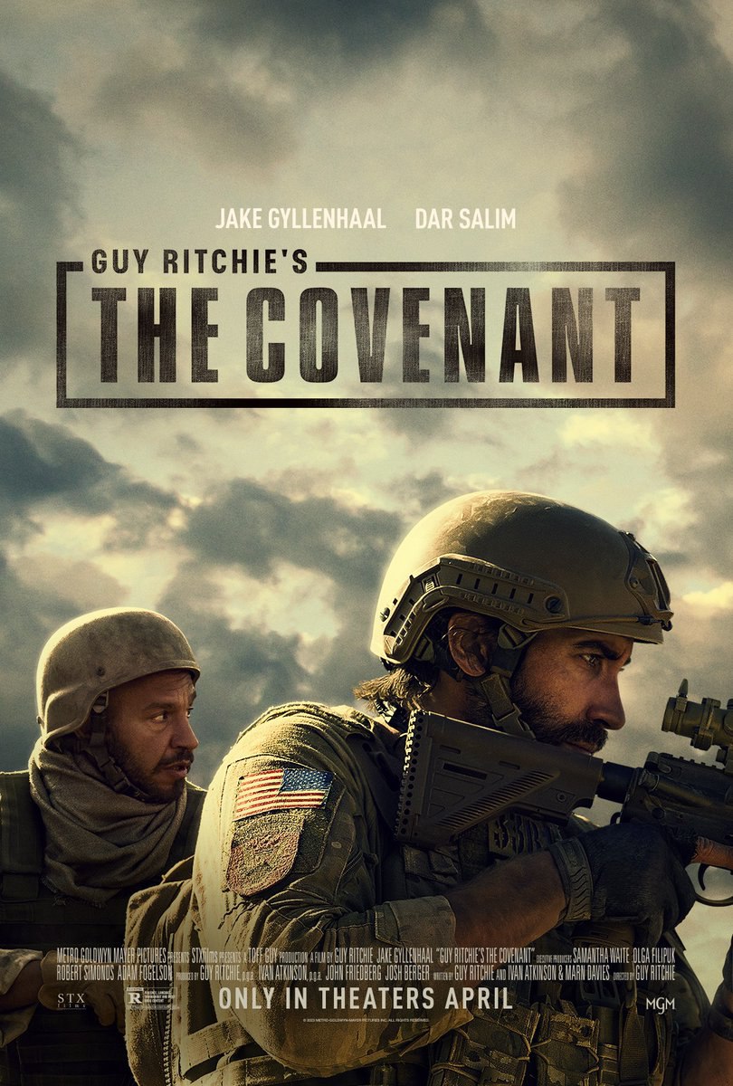 اولین پوستر The Covenant اثر گای ریچی و جیک جیلنهال