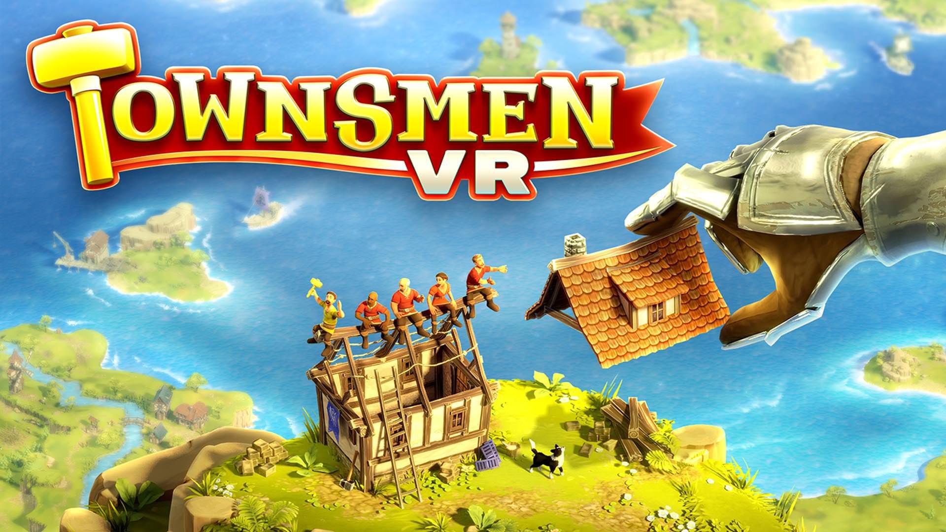 کمک به مردم و خانه‌سازی در بازی Townsmen VR