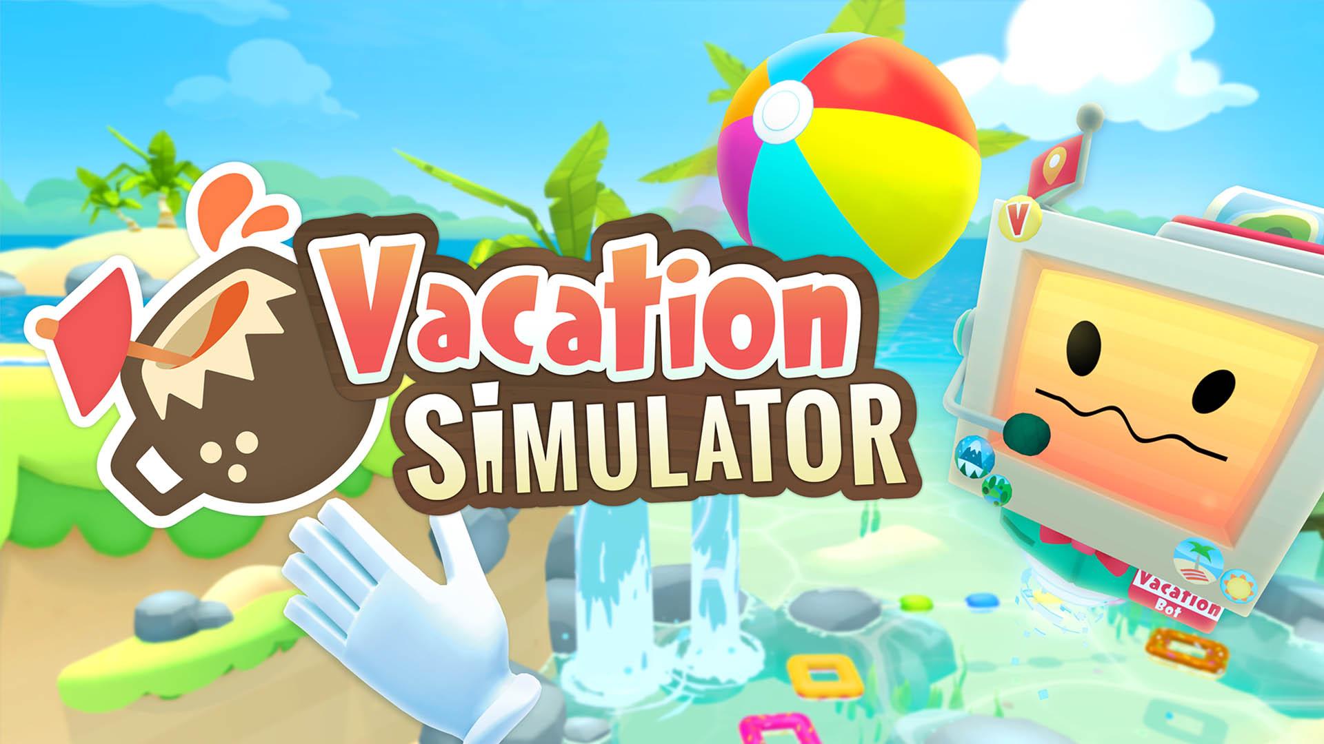 ربات متعجب در بازی Vacation Simulator