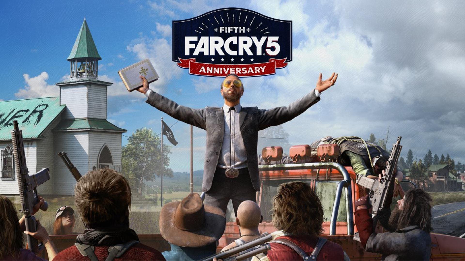 پوستر پنج سالگی عرضه بازی Far Cry 5