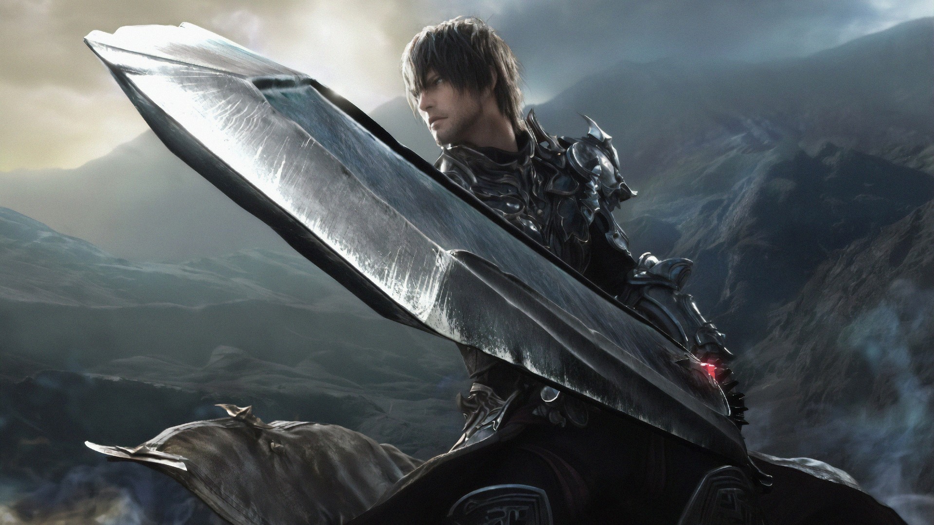 نمایی از شمشیر Clive در بازی Final Fantasy 16