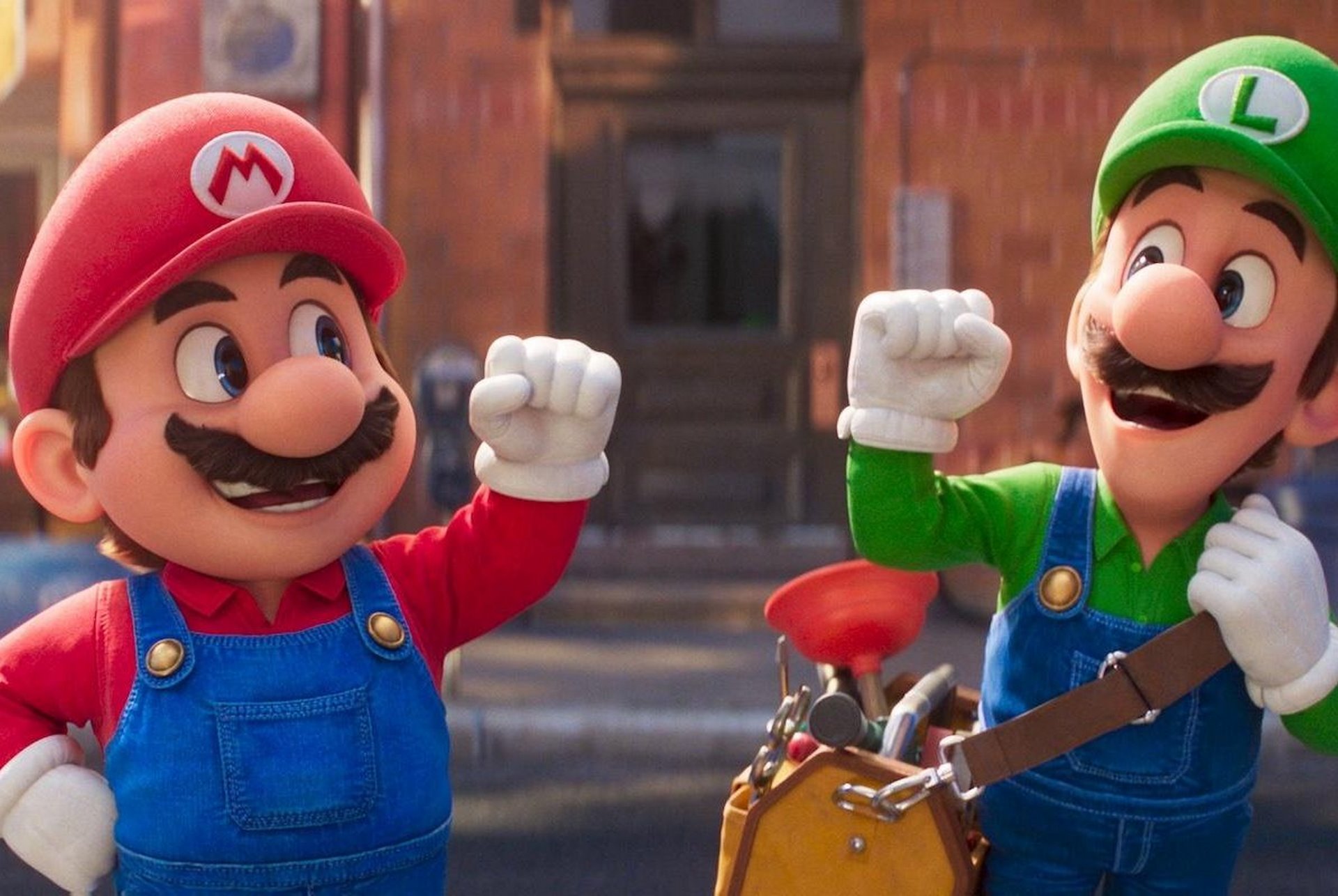 ماریو و لوئیجی در انیمیشن Super Mario