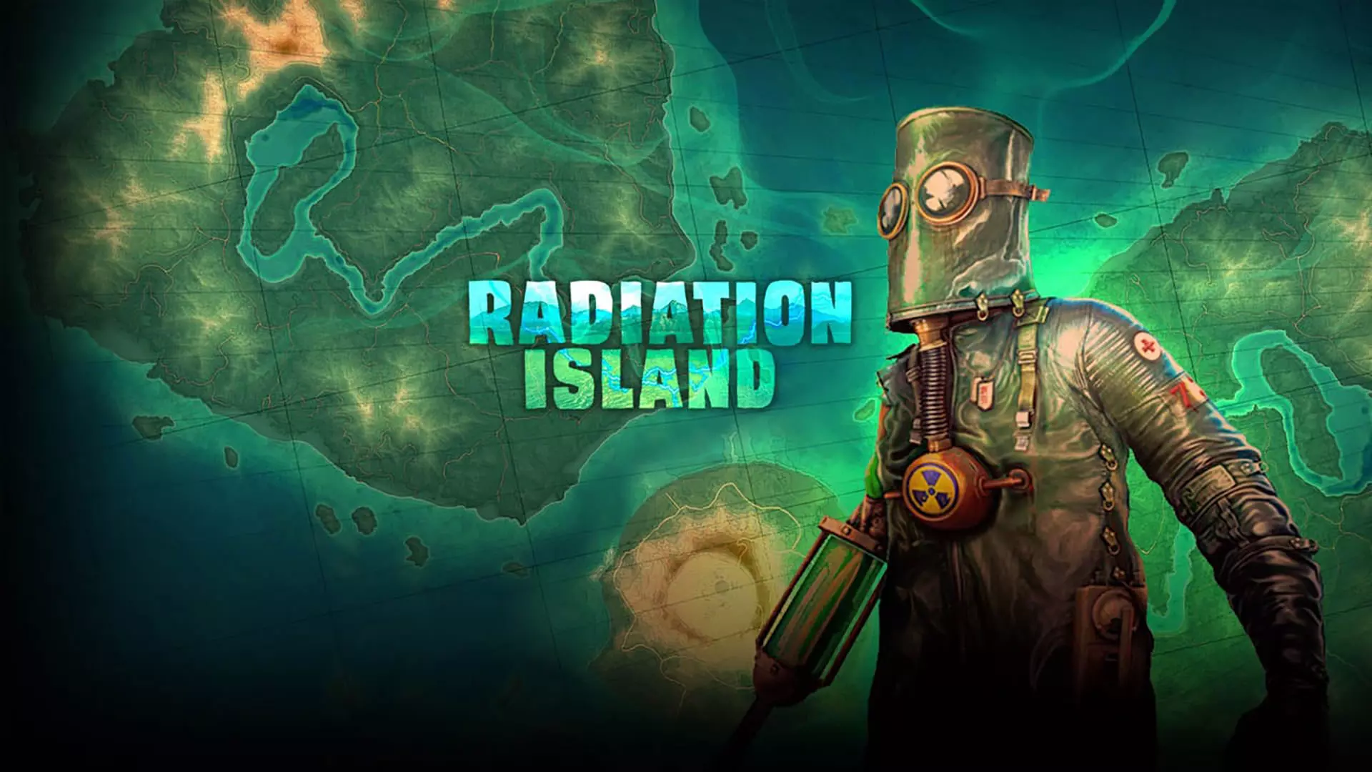 کاراکتر اصلی و نقشه‌ی بازی Radiation Island