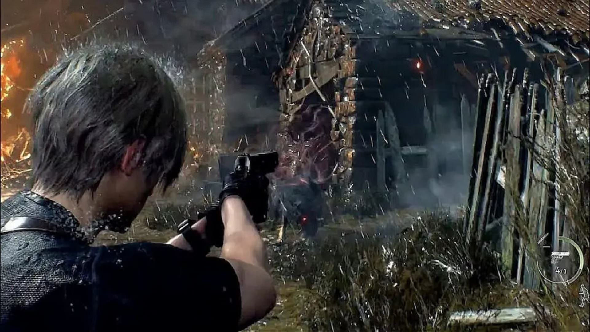 جلوه شدید باران در ریمیک Resident Evil 4