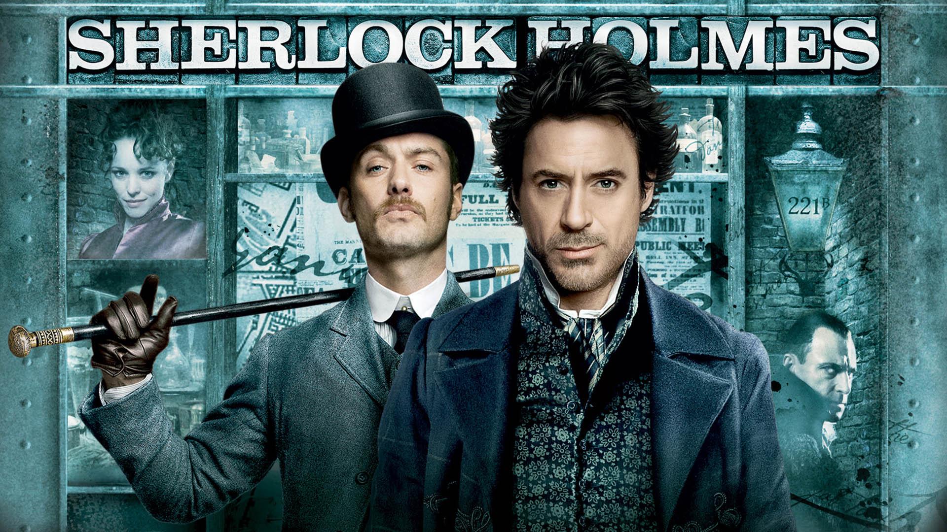 رابرت داونی جونیور و جود لا در فیلم Sherlock Holmes