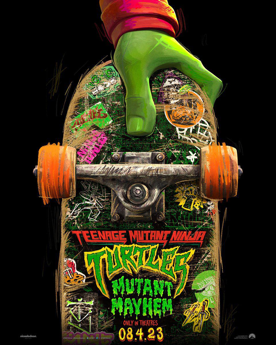 اولین پوستر انیمیشن Teenage Mutant Ninja Turtles: Mutant Mayhem 