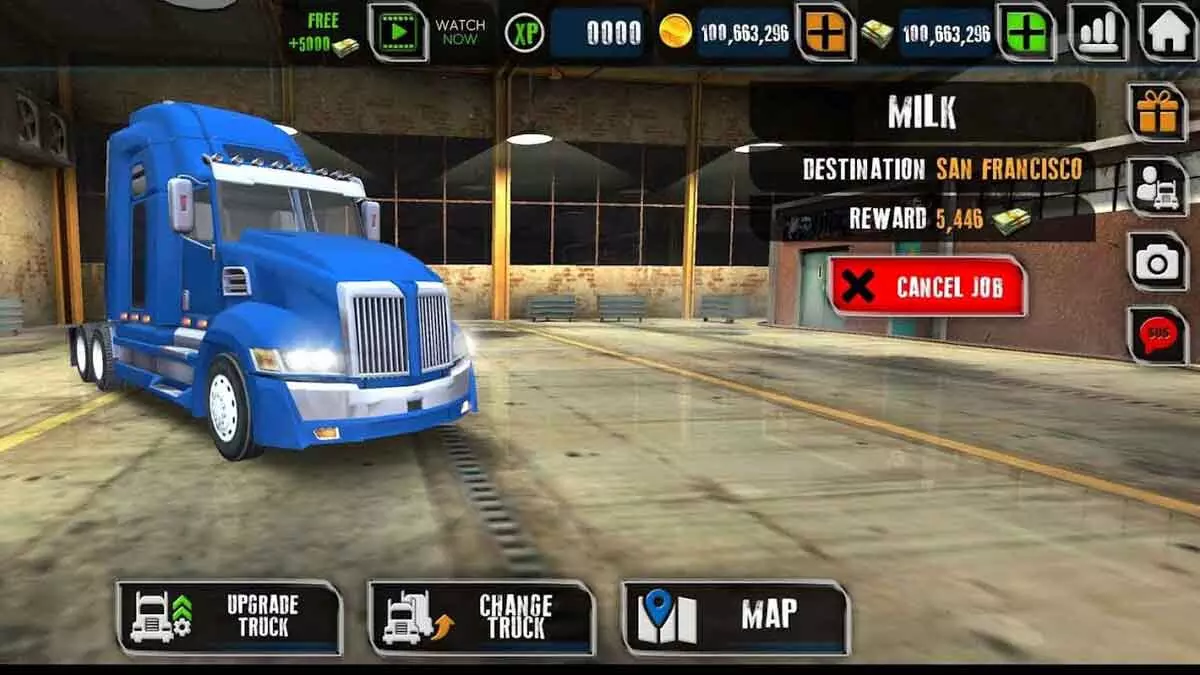 بازی اندروید Truck Simulator USA Evolution
