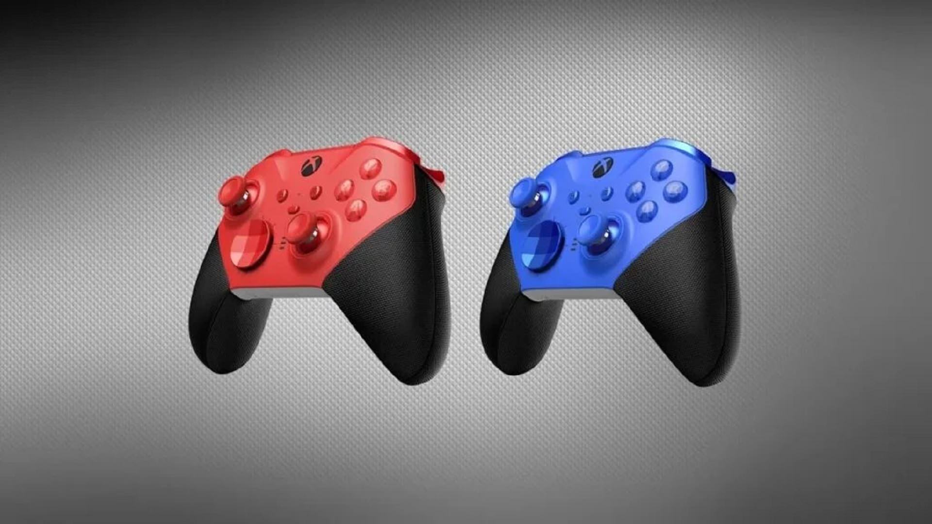 Xbox Elite Series 2 Grip Red and Blue Colors