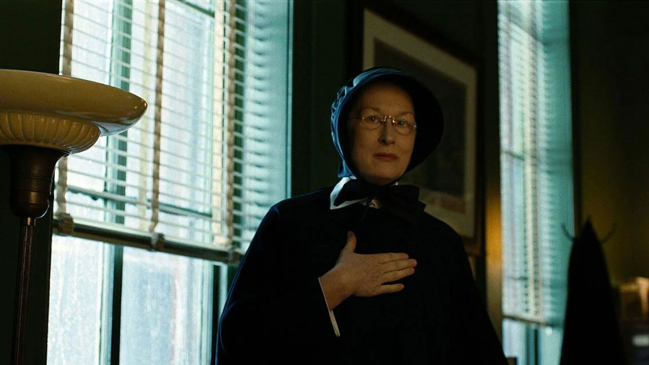 مریل استریپ در فیلم Doubt، محصول سال ۲۰۰۸ میلادی