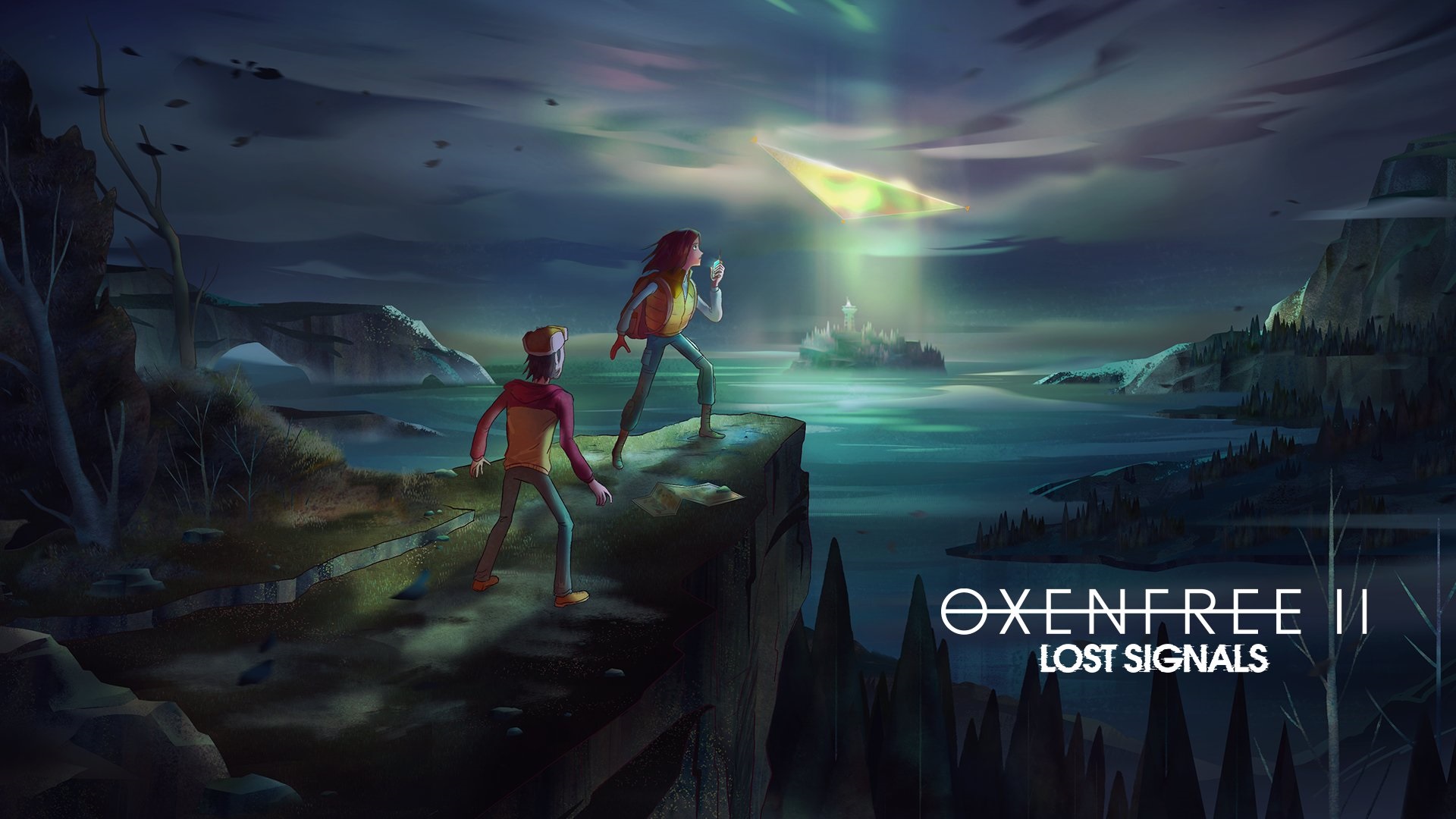 تصویر هنری از شخصیت‌های بازی Oxenfree 2: Lost Signals