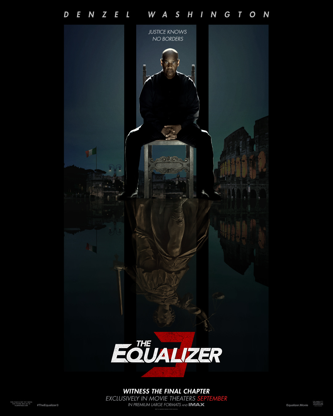 اولین پوستر فیلم The Equalizer 3 با بازی دنزل واشنگتن 