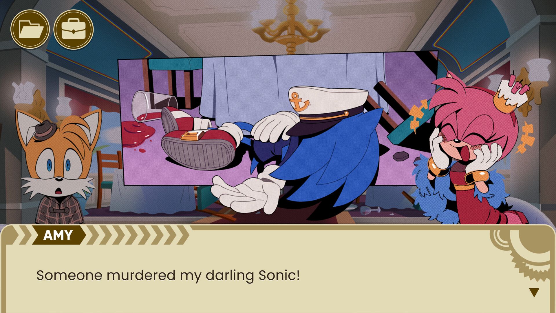 قتل سونیک در بازی معمایی The Murder of Sonic the Hedgehog