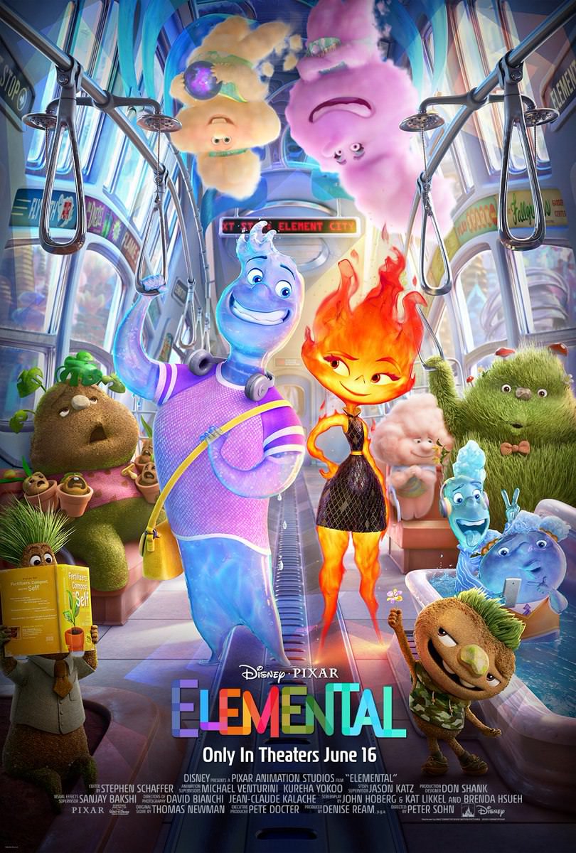 نمایش شهر المنت در پوستر جدید انیمیشن Elemental پیکسار و دیزنی