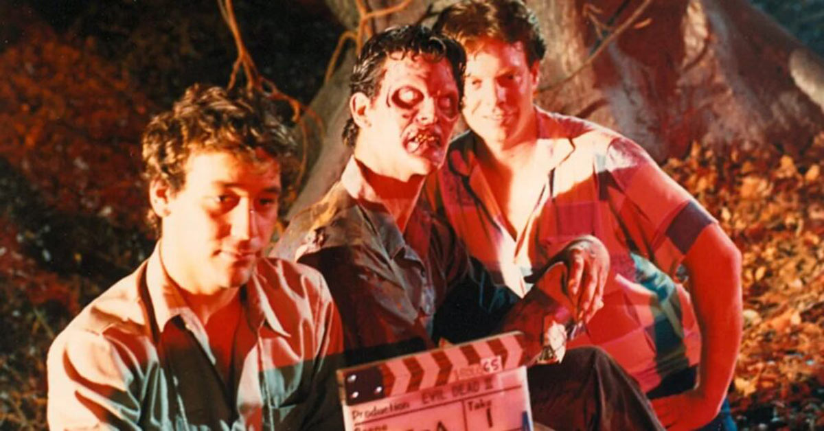 Sam Raimi et Bruce Campbell dans les coulisses d'Evil Dead