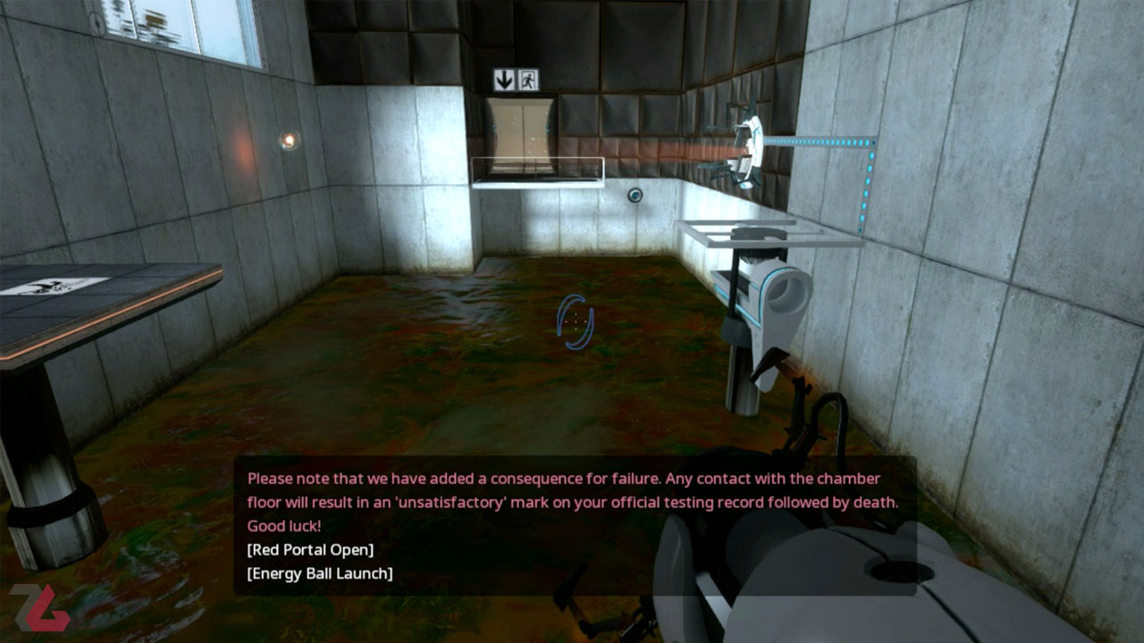 محیط های بازی Portal 1