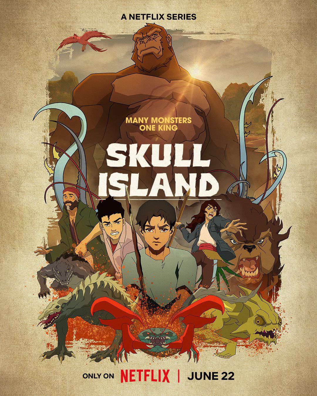 اولین پوستر انیمیشن Skull Island