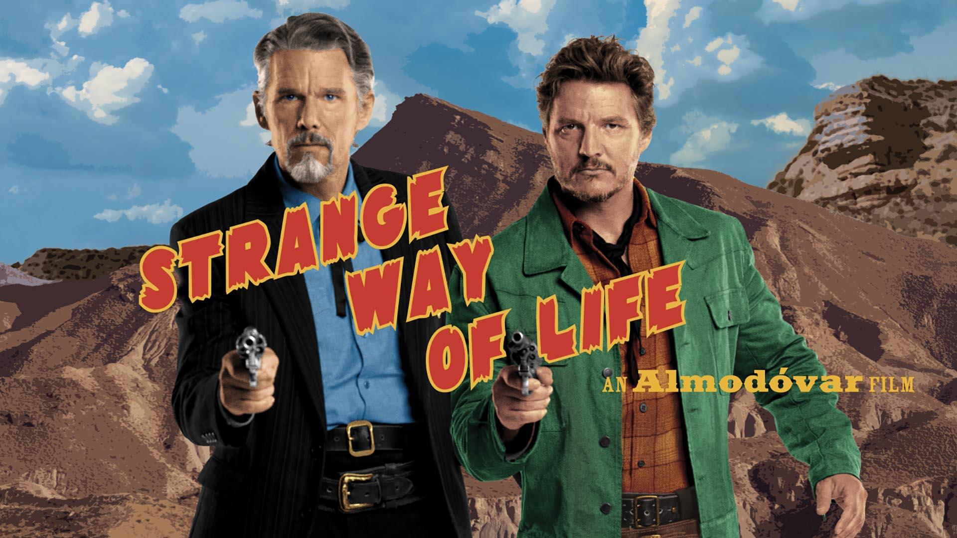 پوستر فیلم Strange Way of Life با حضور ایتن هاوک و پدرو پاسکال
