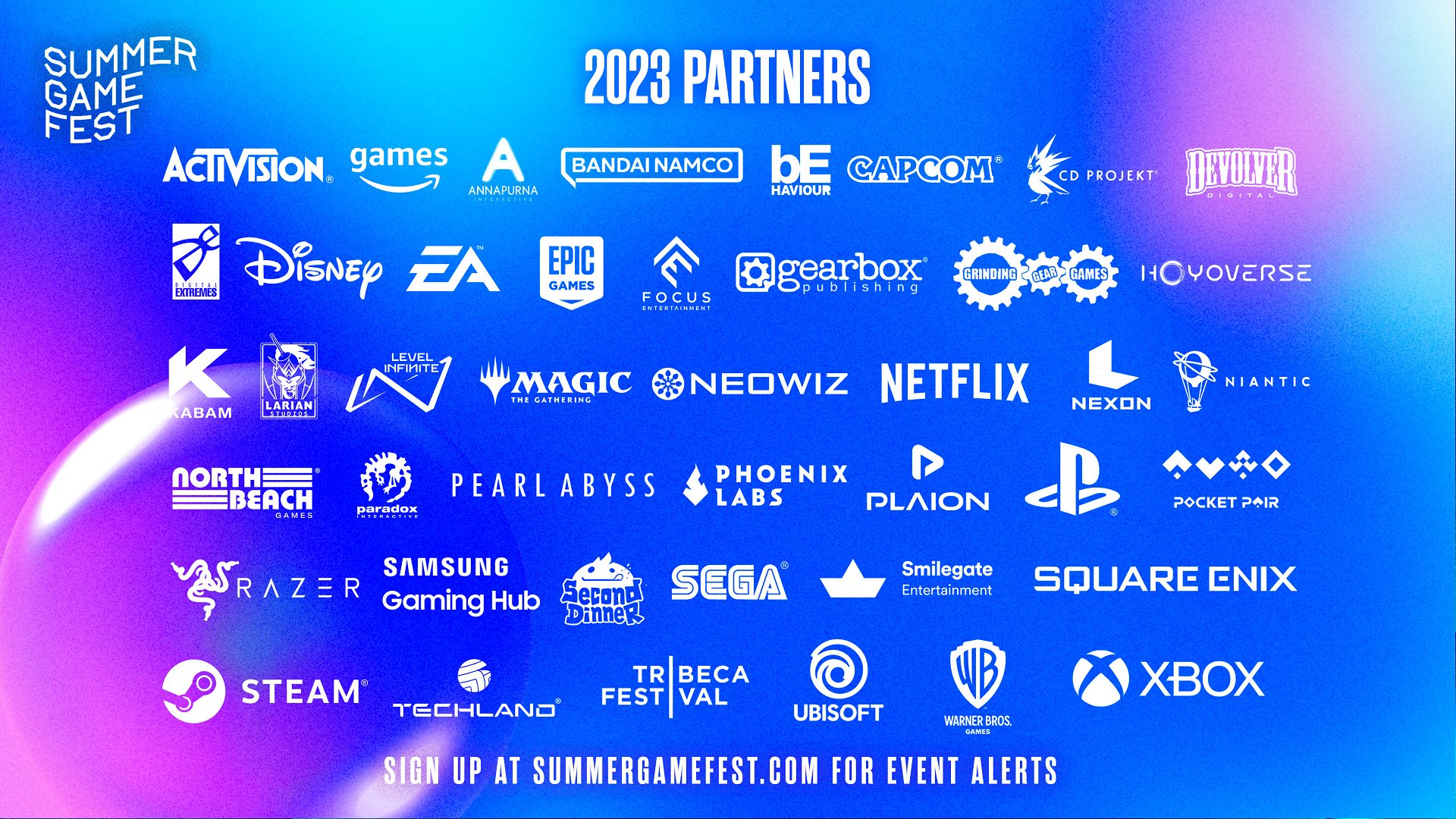 لیست کامل ناشران حاضر در Summer Game Fest 2023