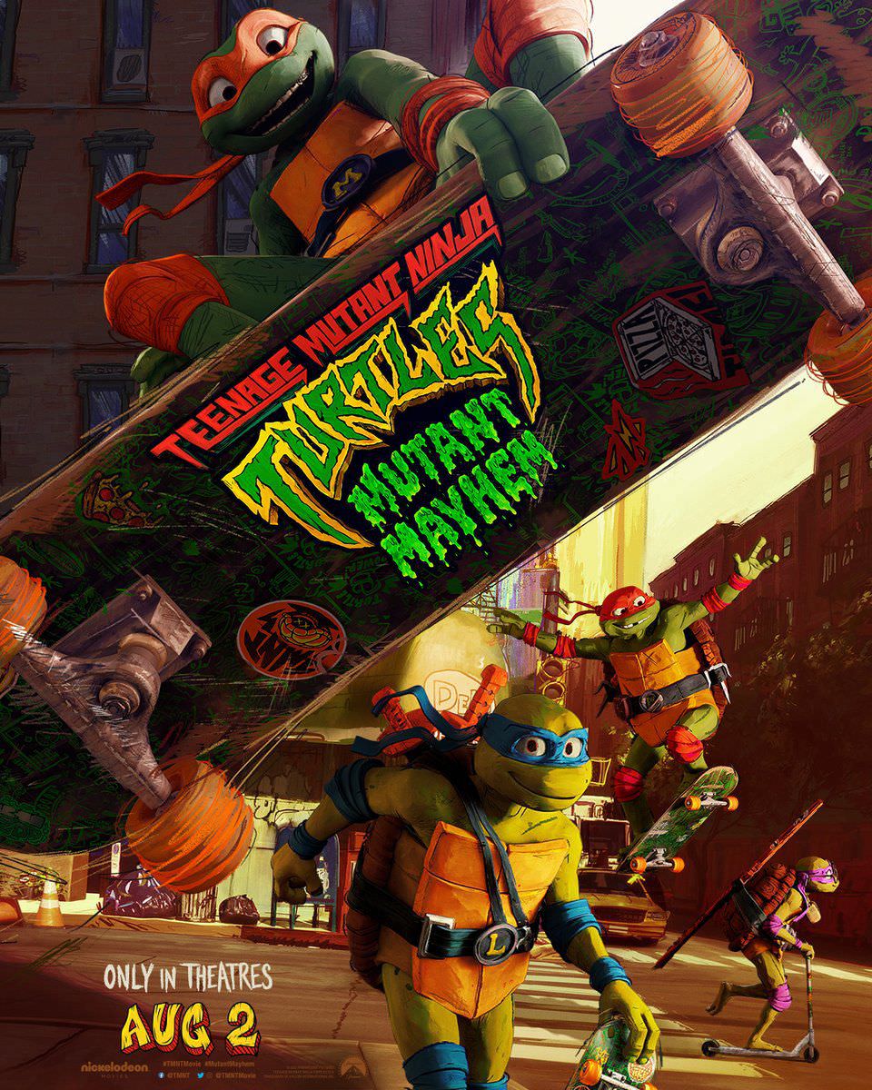 پوستر جدید انیمیشن Teenage Mutant Ninja Turtles: Mutant Mayhem