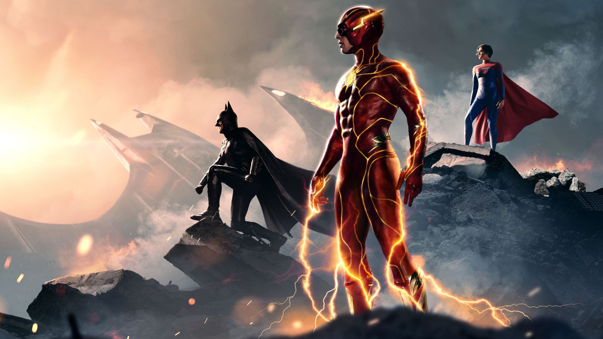 تلاش فلش و بتمن برای نجات دنیا در تریلر نهایی فیلم The Flash