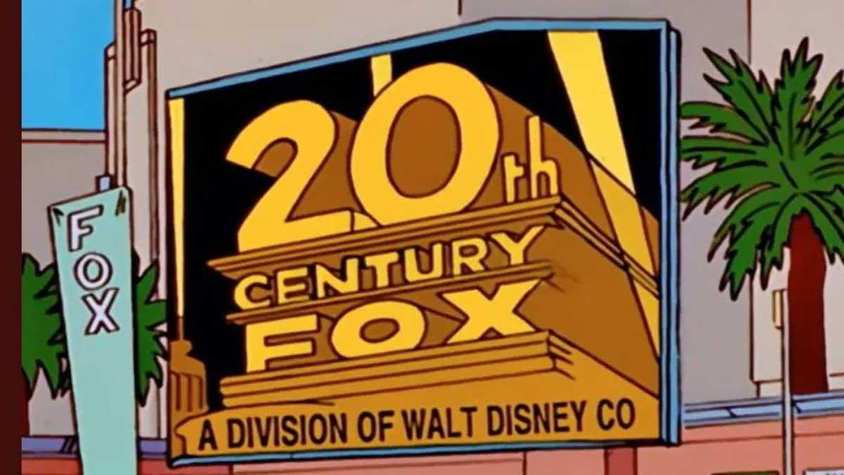 پیشگویی خرید فاکس قرن بیستم توسط شرکت Disney در سریال انیمیشنی سیمپسون ها