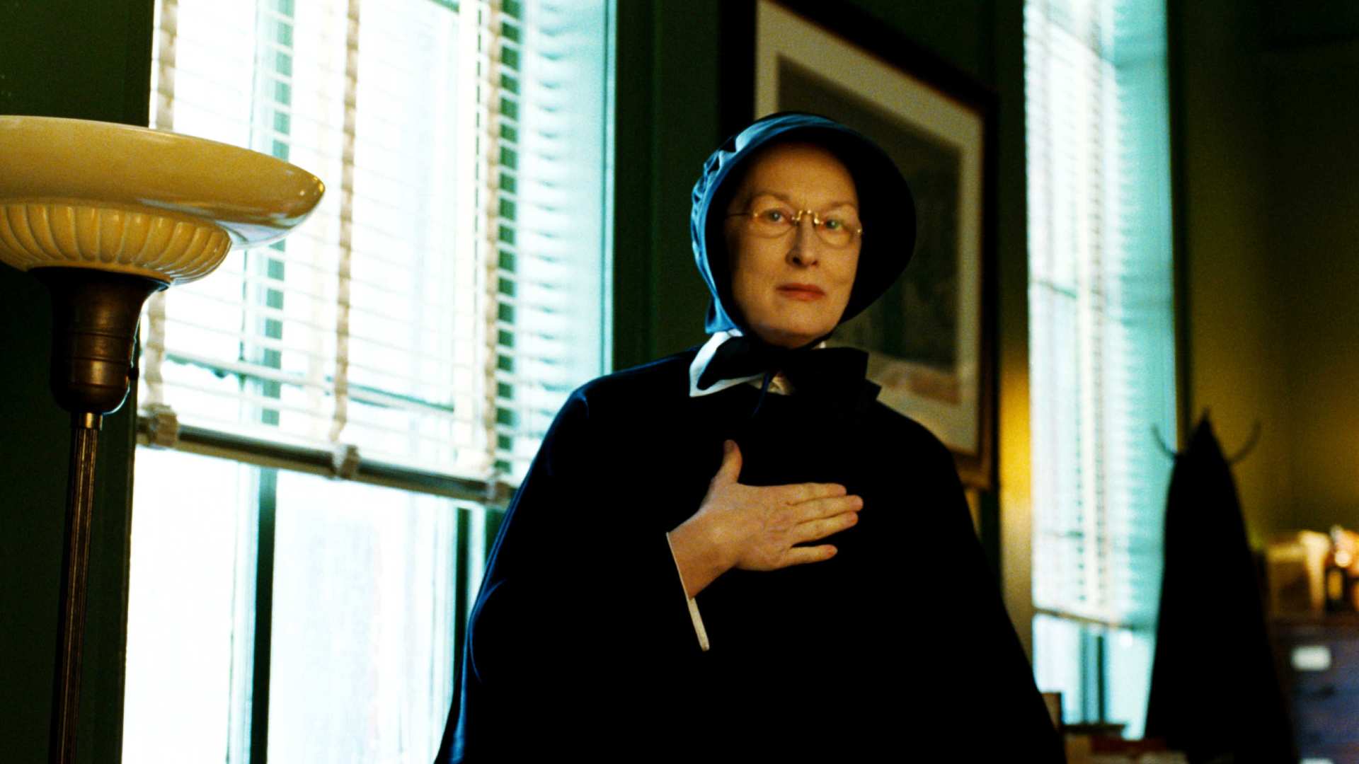 مریل استریپ در نقش یک راهبه در فیلم Doubt