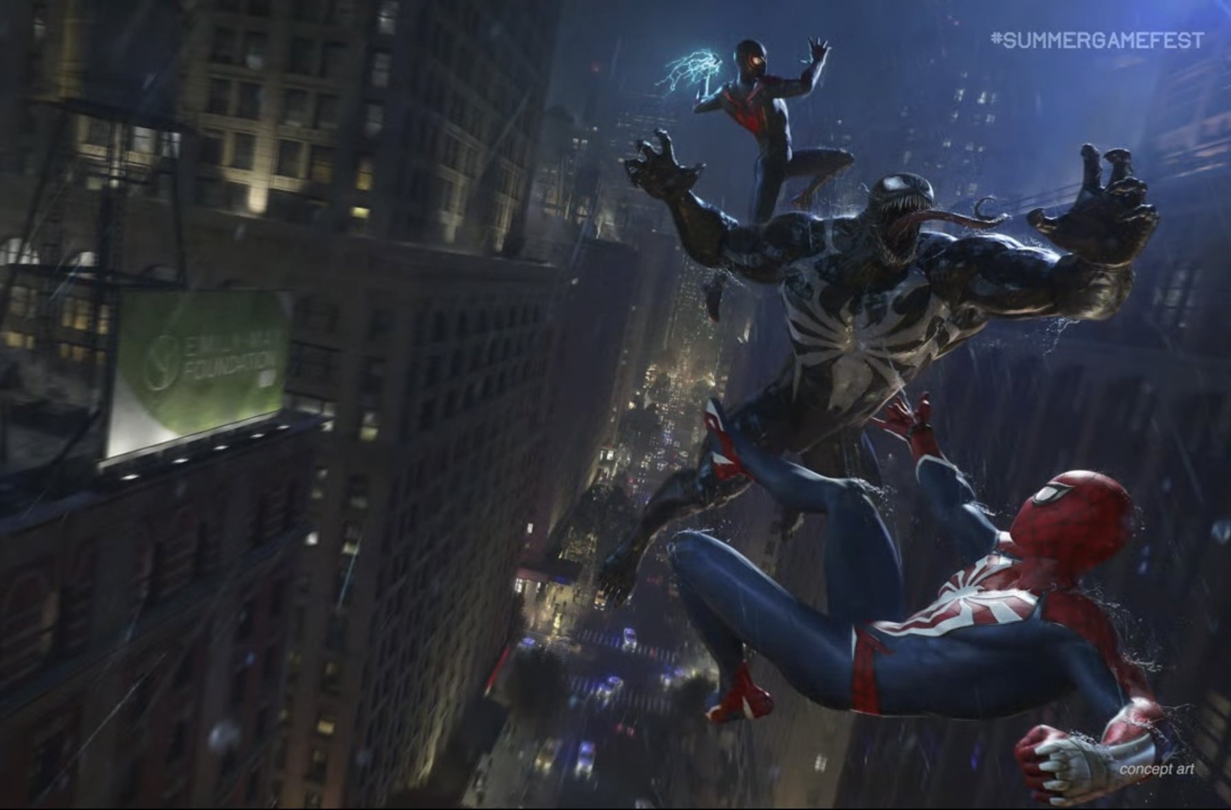 تصویر هنری از بازی Marvel's Spider-Man 2