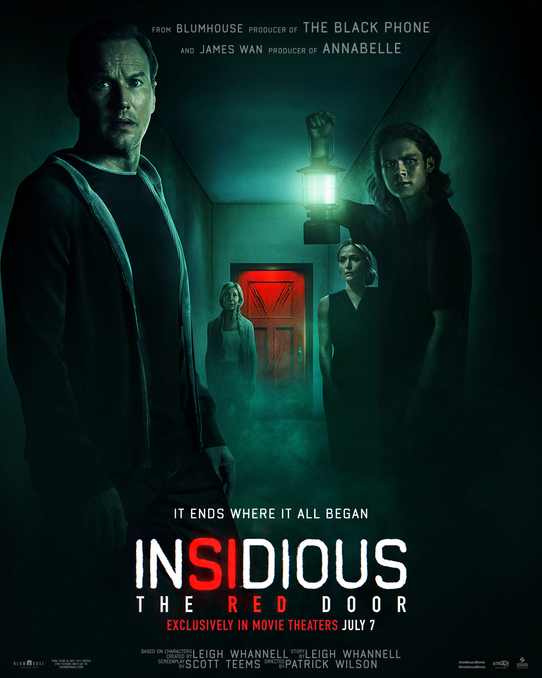 پوستر جدید فیلم ترسناک Insidious: The Red Door 