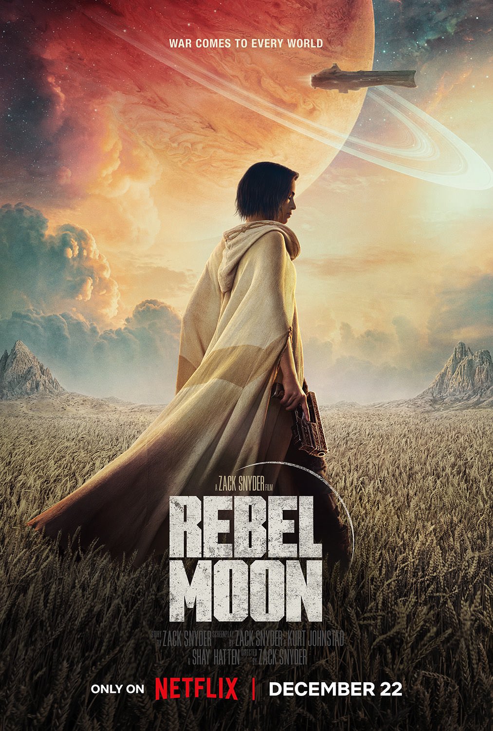 پوستر فیلم Rebel Moon به کارگردانی زک اسنایدر