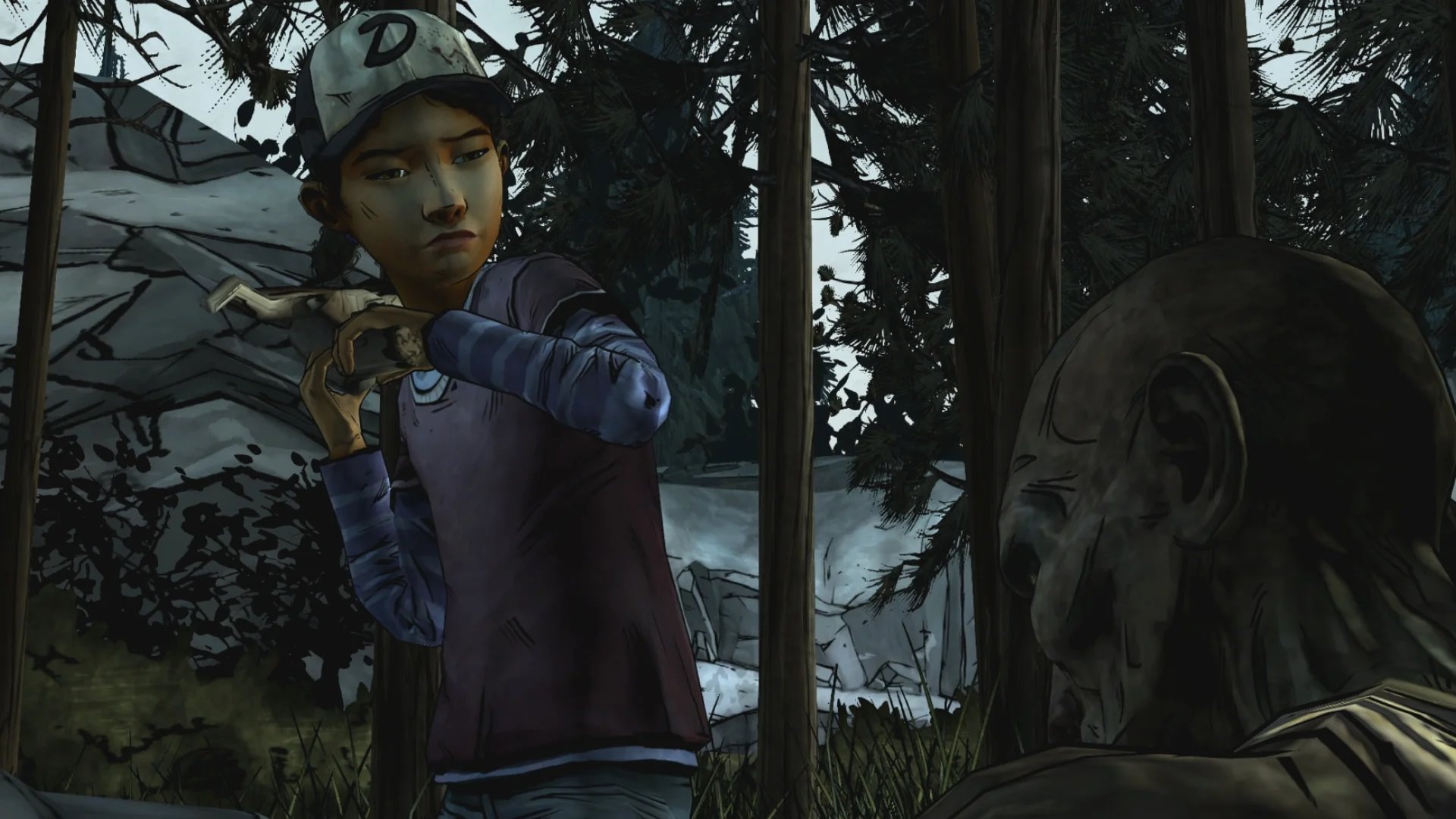 حمله زامبی به کلمتاین در بازی The Walking Dead: First Season