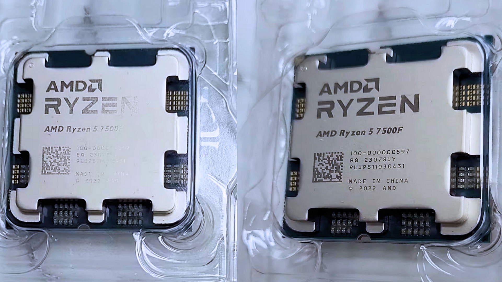 عرضه‌ی پردازنده بدون iGPU جدید AMD Ryzen 5 7500F در این هفته 