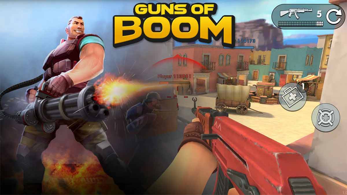 بازی اکشن و اول‌ شخص بازی Guns of Boom