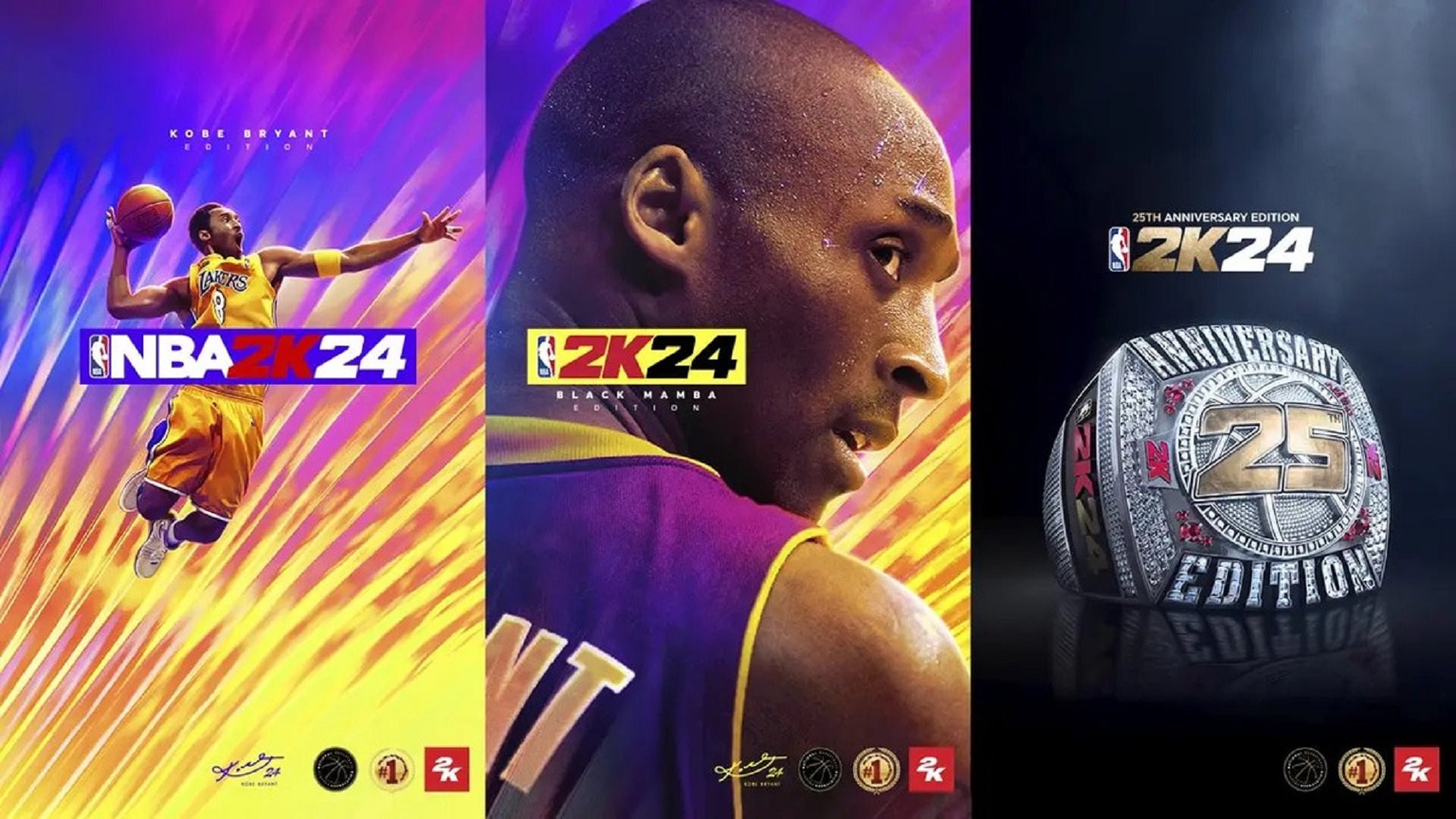 پوستر نسخه های مختلف بازی NBA 2K24