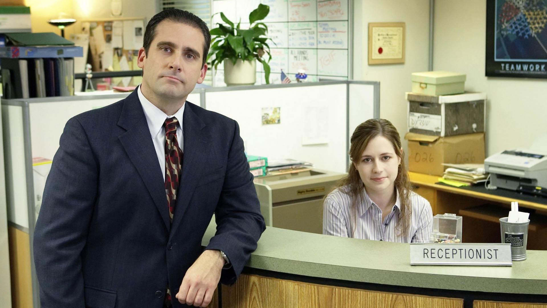 مایکل اسکات و پم در سریال The Office