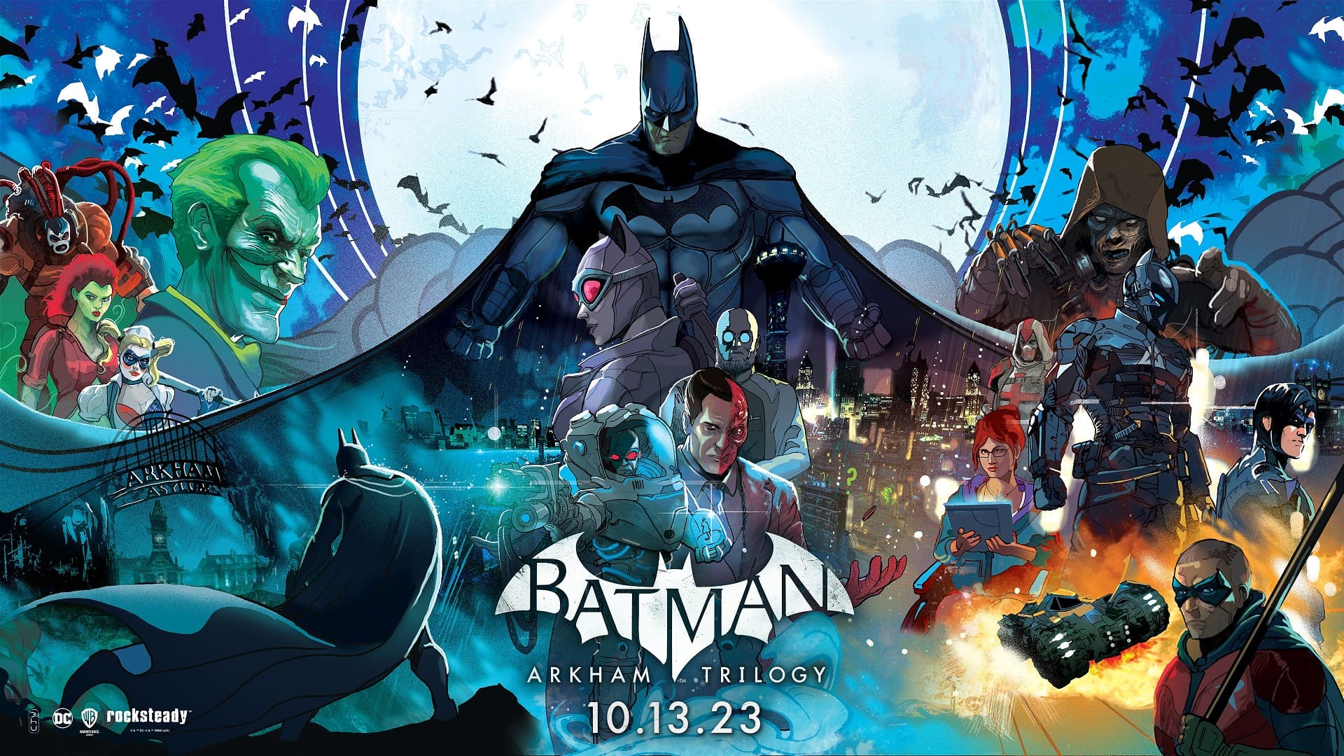 تاریخ انتشار نسخه نینتندو سوییچ بازی Batman: Arkham Trilogy مشخص شد