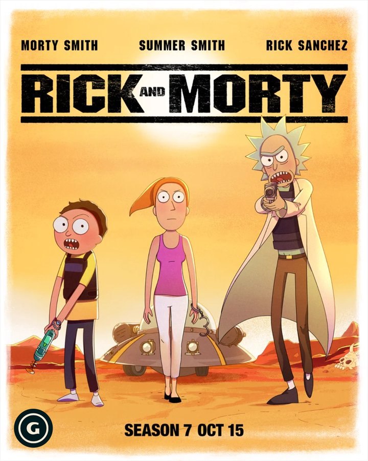اولین پوستر فصل هفتم انیمیشن Rick and Morty 