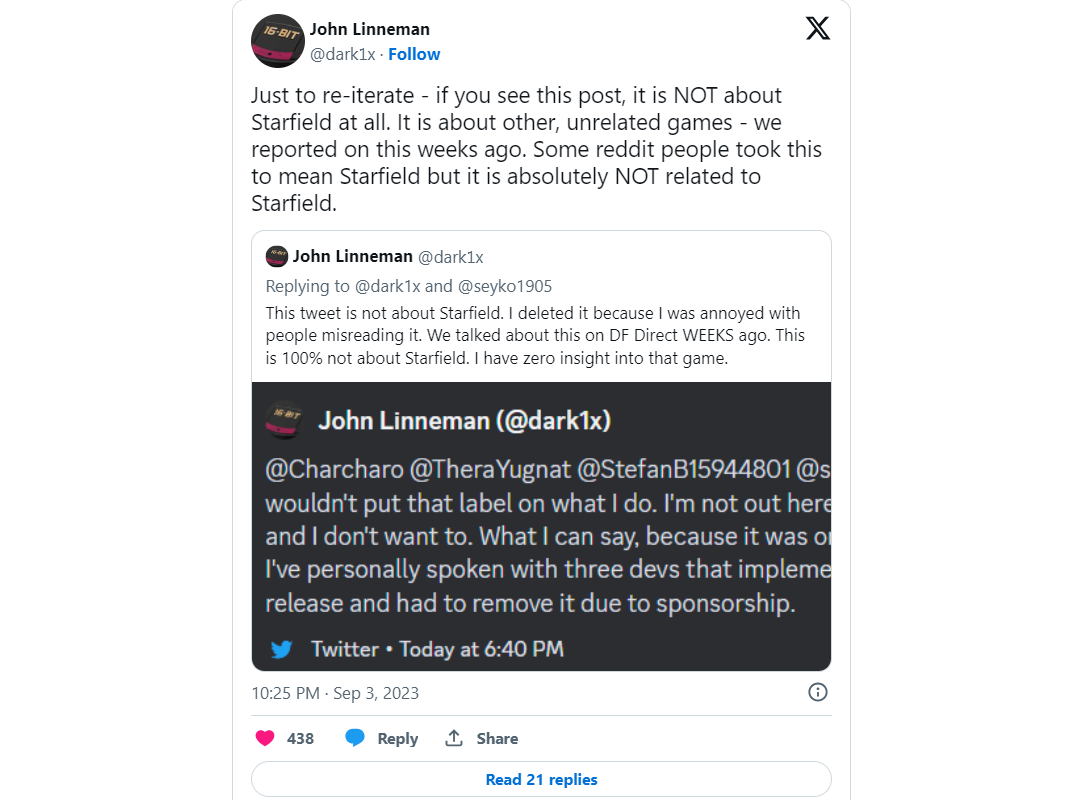 توییت جان لینرمن درباره حذف DLSS به خواسته AMD