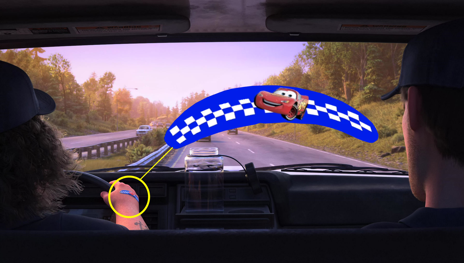 راننده کامیون در انیمیشن درجستجوی دوری